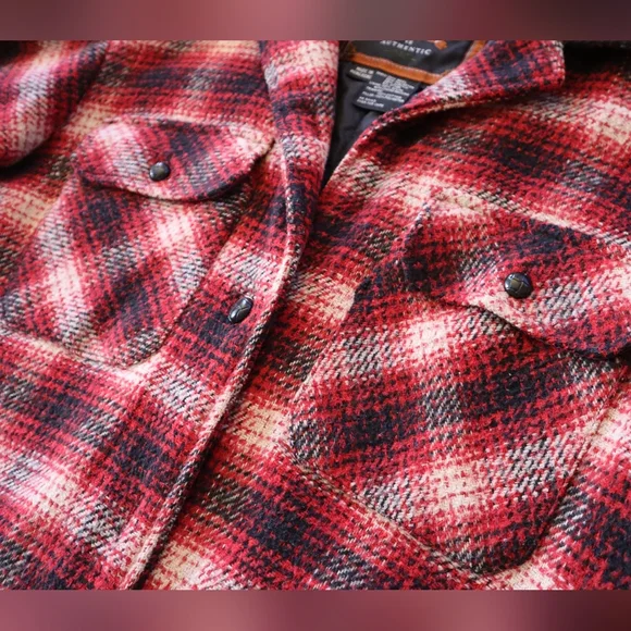 Colebrook Vintage Plaid Button Down Coat - Picture 3 of 7